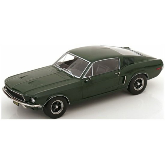 KKDC181391 - 1/18 FORD MUSTANG GT FASTBACK 1968 - DARK GREEN BULLITT LOOK-A-LIKE KKDC181391 - 1/18 FORD MUSTANG GT FASTBACK 1968 - DARK GREEN BULLITT LOOK-A-LIKE