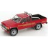 KKDC181562 - 1/18 TOYOTA TRUCK XTRA CAB 4X4 HILUX 1985 RED