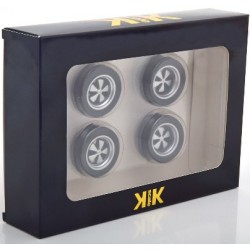 1/18 TIRE SET SPOKE RIMS,SILVER 1/18 TIRE SET SPOKE RIMS,SILVER