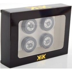 1/18 MERCEDES TYRE SET WITH RIMS SILVER/BLACK 1/18 MERCEDES TYRE SET WITH RIMS SILVER/BLACK