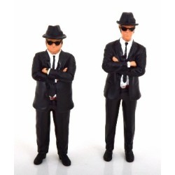 KKDCFIG009 - 1/18 FIGURINE SET WITH JAKE AND ELWOOD KKDCFIG009 - 1/18 FIGURINE SET WITH JAKE AND ELWOOD