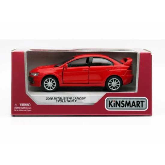 1/36 2008 MITSUBISHI LANCER EVO X, RED