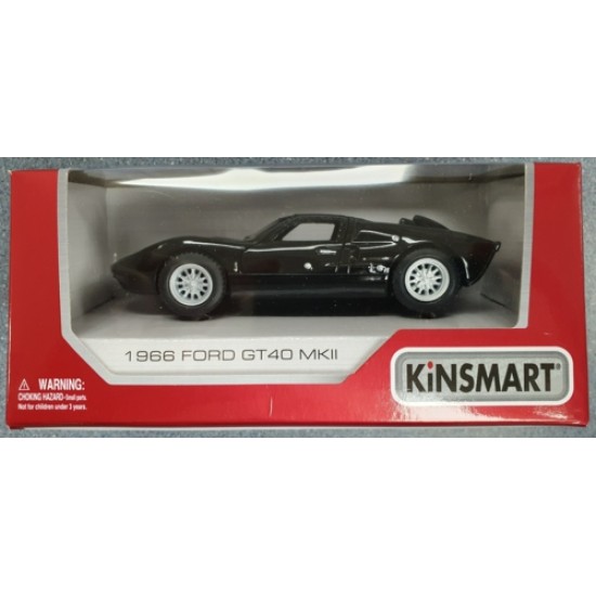 1/36 FORD GT40 MKII BLACK 1966