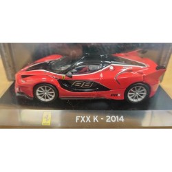 1/43 FERRARI FXX K 2014 NO.88 RED AND BLACK