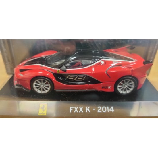 1/43 FERRARI FXX K 2014 NO.88 RED AND BLACK