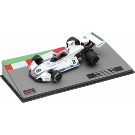 MAGNS010 - 1/43 BRABHAM BT44B 1975 - CARLOS PACE CASED - F1 COLLECTION