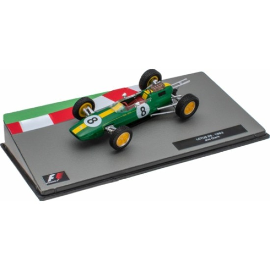 1/43 LOTUS 25 1963 - JIM CLARK CASED - F1 COLLECTION