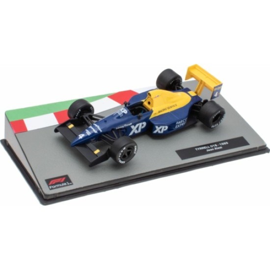 1/43 TYRRELL 018 1989 JEAN ALESI CASED F1 COLLECTION