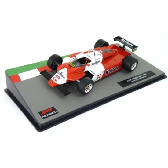 MAGNS190 - 1/43 ALFA ROMEO 182T - 1982 ANDREA DE CESARIS - F1 COLLECTION - CASED