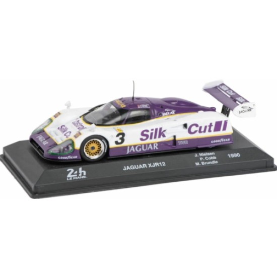 MAGPA10 - 1/43 JAGUAR XJR12 NO.3 1990 NIELSEN/COBB/BRUNDLE - SILK CUT -  LE MANS COLLECTION - CASED