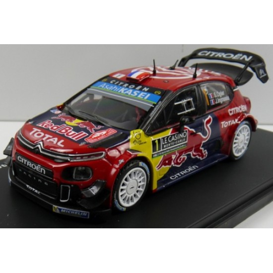 1/43 CITROEN C3 2019 OGIER NO.1 MONTE CARLO RALLY COLLECTION