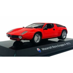 MAGPFG2 - 1/43 MASERATI BORA GRUPPO 4-1973 RED CASED - SUPERCAR COLLECTION MAGPFG2 - 1/43 MASERATI BORA GRUPPO 4-1973 RED CASED - SUPERCAR COLLECTION