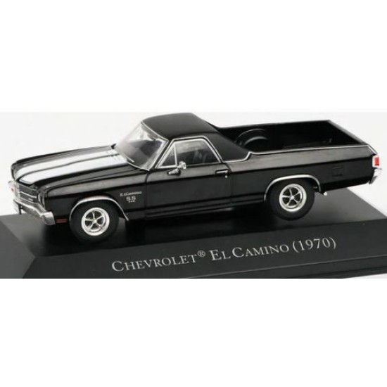 MAGPP15 - 1/43 CHEVROLET EL CAMINO - BLACK (1970) - AMERICAN CAR COLLECTION