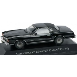 1/43 CHEVROLET MONTE CARLO BLACK (1974) - AMERICAN CAR COLLECTION