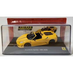 1/43 FERRARI SCUDERIA SPIDER 16M 2008 YELLOW FERRARI COLLECTION WITH CASE