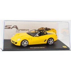 1/43 FERRARI SA APERTA 2010 - YELLOW - FERRARI COLLECTION WITH CASE