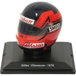 1/5 GILLES VILLENEUVE - 1979 FERRARI F1 SCALED REPLICA MODEL HELMET