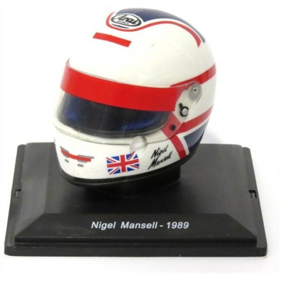 1/5 NIGEL MANSELL - 1989 FERRARI F1 HELMET COLLECTION