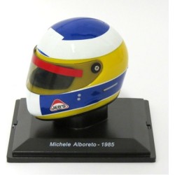 1/5 SCALE MICHELE ALBORETO NO.27 FERRARI 156/85 F1 1985 REPLICA HELMET 1/5 SCALE MICHELE ALBORETO NO.27 FERRARI 156/85 F1 1985 REPLICA HELMET