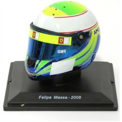1/5 FELIPE MASSA 2008 FERRARI F1 SCALED HELMET REPLICA
