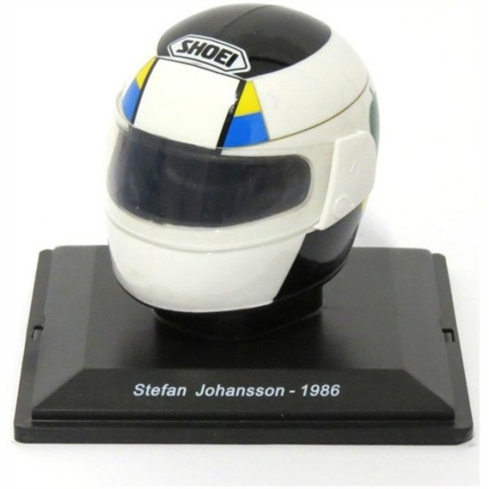 1/5 SCALE STEFAN JOHANSSON NO.28 FERRARI F1/86 F1 1986 REPLICA HELMET