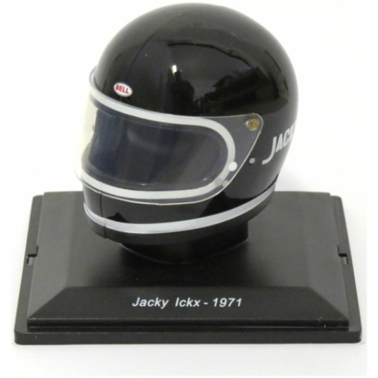 1/5 JACKY ICKX - 1971 - FERRARI F1 SCALED REPLICA MODEL HELMET