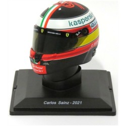 1/5 CARLOS SAINZ - 2021 GRAN PREMIO D'ITALIA FERRARI F1 HELMET COLLECTION 1/5 CARLOS SAINZ - 2021 GRAN PREMIO D'ITALIA FERRARI F1 HELMET COLLECTION