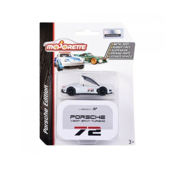 1/64 PORSCHE VISION GRAN TURISMO (WHITE) NO.72 WITH COLLECTORS TIN