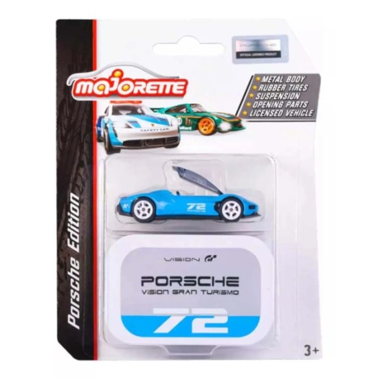 1/64 PORSCHE VISION GRAN TURISMO (BLUE) NO.72 WITH COLLECTORS TIN