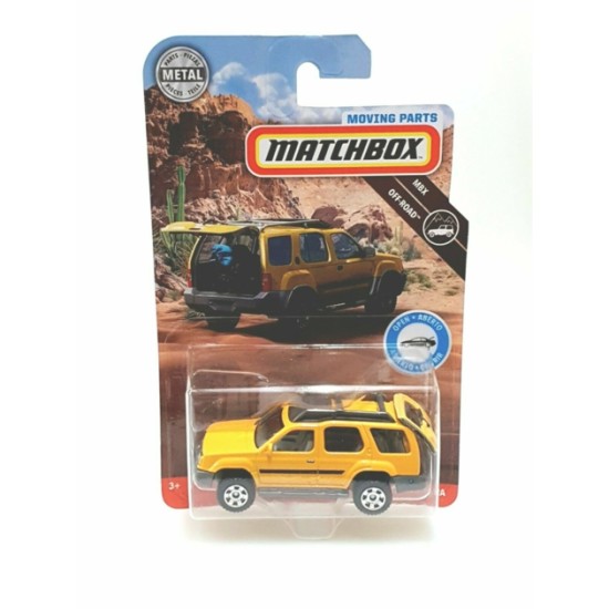 1/64 MOVING PARTS 2000 NISSAN XTERRA YELLOW MBX OFF ROAD