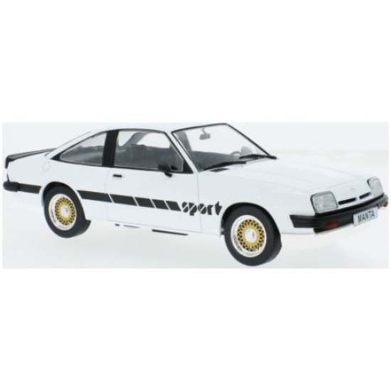 MCG18237 - 1/18 OPEL MANTA B SPORT WHITE 1980