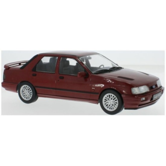 MCG18354 - 1/18 FORD SIERRA COSWORTH 4X4 METALLIC DARK RED 1990