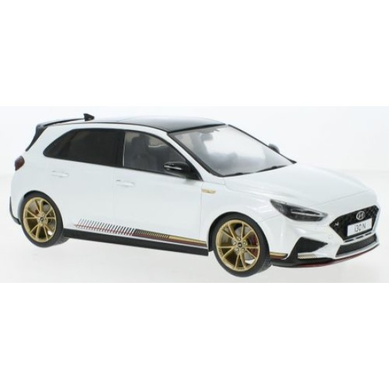 1/18 HYUNDAI I30 N METALLIC WHITE 2021