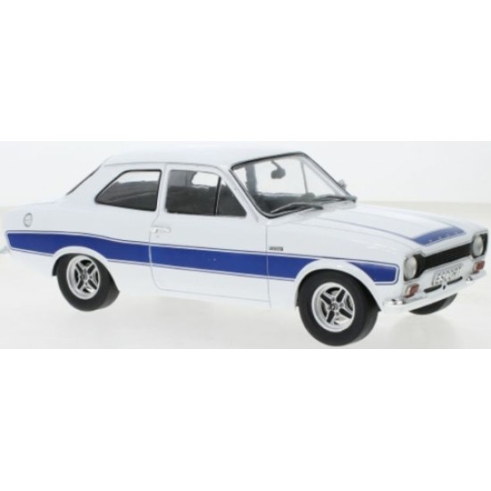 1/18 FORD ESCORT MKI RS2000 WHITE AND BLUE 1973 MCG18385