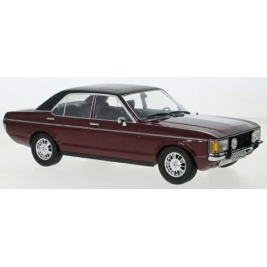 1/18 FORD GRANADA MK I MET.RED/MATT BLACK 1975 (LHD) MCG18393