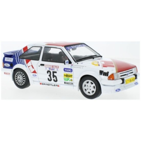 MCG18422 - 1/18 FORD ESCORT MK III RS TURBO NO.35 HUNSRUCK RALLY 1985 ANDERVANG/SCHOONENWOLF