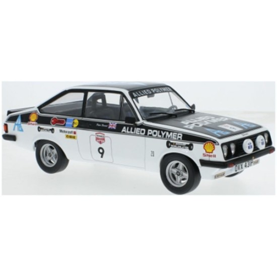 MCG18437 - 1/18 FORD ESCORT MK II RS 2000 FIA WORLD RALLY CHAMPIONSHIP TOUR OF GREAT BRITAIN 1977 NO.9