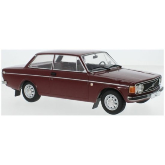 MCG183443 - 1/18 VOLVO 142 DARK RED 1973