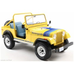 MCG18552 - 1/18 JEEP CJ-7 RENEGADE YELLOW 1980