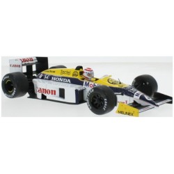 1/18 WILLIAMS FW11 NO.6 CANON WILLIAMS HONDA F1 GP BRAZIL 1986 N.PIQUET MCG18626