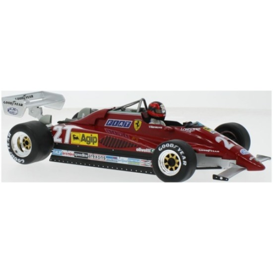 MCG18629 - 1/18 FERRARI 126C2 NO.27 G. VILLENEUVE BELGIAN GP