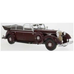MCG18665 - 1/18 MERCEDES 770 (W150) CABRIOLET DARK RED BLACK 1938