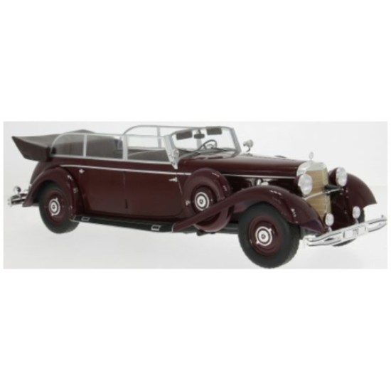 MCG18665 - 1/18 MERCEDES 770 (W150) CABRIOLET DARK RED BLACK 1938
