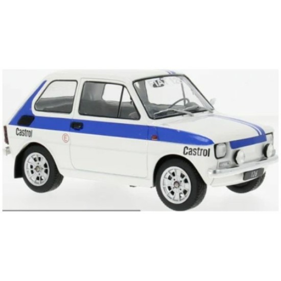 MCG18666 - 1/18 FIAT 126 WHITE/BLUE 1972