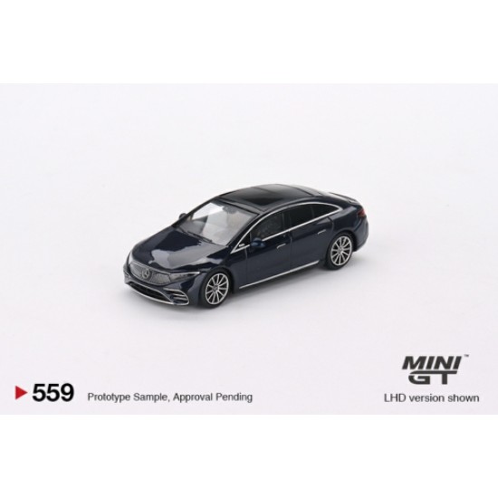 1/64 MERCEDES-BENZ EQS 580 4MATIC NAUTICAL BLUE METALLIC (LHD) MGT00559-L