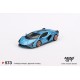 1/64 LAMBORGHINI SIAN FKP 37 BLUE AEGIR (LHD) MGT00573-L