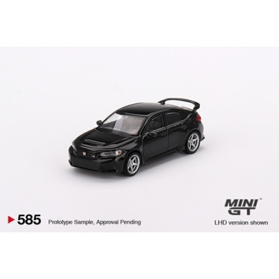 1/64 HONDA CIVIC TYPE R CRYSTAL BLACK PEARL 2023 W/ADVAN GT WHEEL RHD MGT00585-R