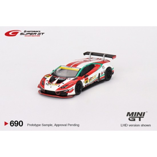 1/64 LAMBORGHINI HURACAN GT3 EVO NO.88 JLOC LAMBORGHINI GT3 JLOC 2023 SUPER GT