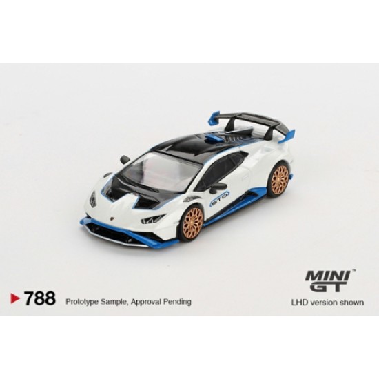 1/64 LAMBORGHINI HURACAN STO BIANCO ASOPO (LHD) BLISTER PACKAGING