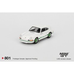 1/64 PORSCHE 911 CARRERA RS 2.7 GRAND PRIX WHITE/GREEN LIVERY (LHD) MGT00801-L